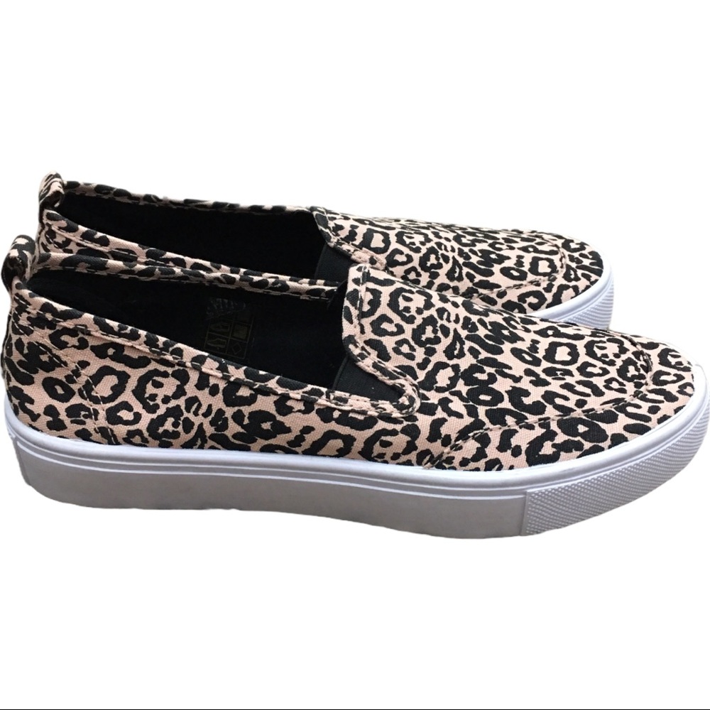 ASOS Leopard Print Dexter Slip On Sneakers US 7 - Picture 4 of 9